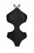 Boby Aberto Lateral Body Recorte Preto