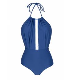 Body sea decote Denim Decote Profundo