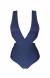 Body recorte shine azul Duna Azul Marinho Triquini
