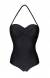 Maio torcido shine black Duna Black One Piece