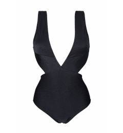 Body recorte shine black Duna Black Triquini