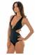 Body recorte shine black Duna Black Triquini