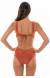 Body decote lurex Radiante Canela Triquini