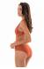 Body decote lurex Radiante Canela Triquini