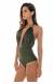 Body lurex decote Radiante Preto Decote Profundo