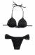 Biquni preto liso push-up Onix Black