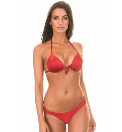 Biquni push-up vermelho liso Onix Red