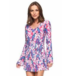 Vestido manga longa floralzinho Sino
