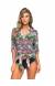 Camisa praia estampda Chemise Native