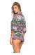 Camisa praia estampda Chemise Native