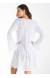 Saida de praia renda branca Kaftan De Renda