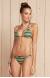 Biqu�ni cortin�o calcinha reta estampada Caribe Caete