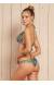Biquini top floral decote Louge