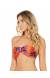 Top al�a removivel flower blue Top Prest�gio Noturnella