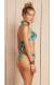 Bikini estampado faixa franzida Sinrise