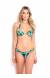 Bikini estampado faixa franzida Sinrise