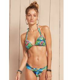 Bikini estampado faixa franzida Sinrise