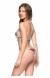 Biquini estampa tropical push up com ponteira Ilhas Da Baia