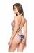 Biquini push up floral ponteira leque Litoral Azul