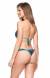 Bikini cortininha estampa azul Mediterraneo