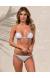 Bikini branco detalhe dourado Gold Branco