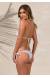 Bikini branco detalhe dourado Gold Branco