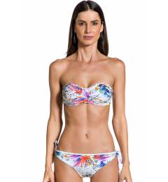 Biquini floral branco estampado Lolita Gazenia