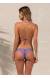 Bikini frufru ripple colorido Shophia Tulum