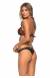 Bikini push up color Coral Preto