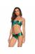 Bikini top estampado tomara que caia Sharks Ziper