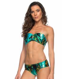Bikini top estampado tomara que caia Sharks Ziper