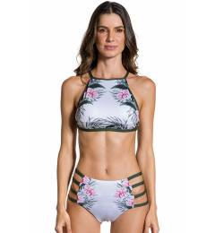 Cropped Flor De Kaki