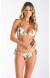Biqu�ni push up estampa floral la�o Flor Do Caribe