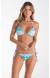 Biqu�ni frufru estampado com pingente Tay Day