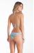 Biqu�ni frufru estampado com pingente Tay Day