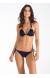 Biqu�ni liso preto texturizado Wunand