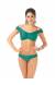Biquini Top ombro combro calcinha faixa texturizado Tropicana