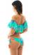 Biquini Babado Estampado Acqua Flora Babado
