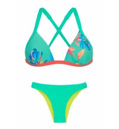 Biquini Verde agua Cruzado Acqua Flora Duo