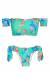 Biquini com top ombro a ombro Acqua Flora Off Shoulder