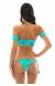Biquini com top ombro a ombro Acqua Flora Off Shoulder