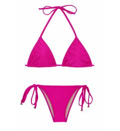 Biquini Rolote Rosa Amaranto Lacinho
