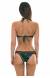 Biqu�ni push up estampado preto Bordado Balconet