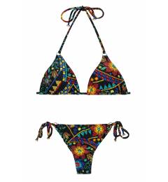 Biqu�ni de lacinho com argolinhas Bordado Cheeky