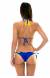 Biquni color block azul amarelo Color Yellow Blue