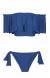 Biqu�ni babado azul Denim Babado
