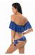 Biqu�ni babado azul Denim Babado