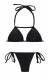 Biqu�ni texturizado preto Duna Black Detail