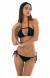 Biqu�ni texturizado preto Duna Black Detail