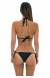 Biqu�ni texturizado preto Duna Black Detail